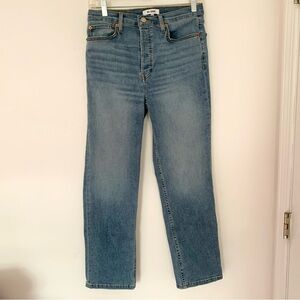 Re/Done Size 28 Straight Leg Jeans